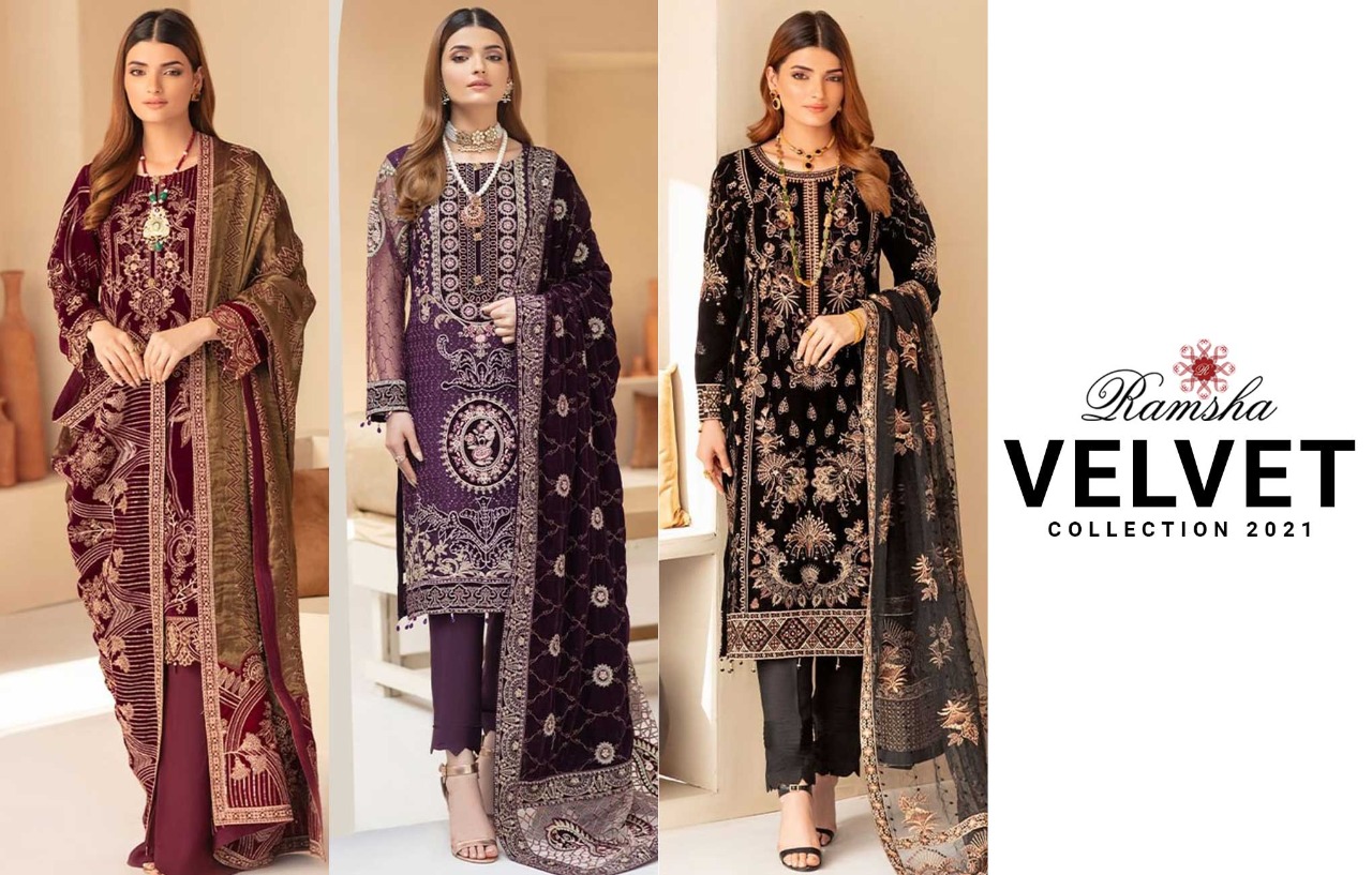 Top 3 Outfits By Ramsha Velvet Collection- Garb The Ultimate Style!