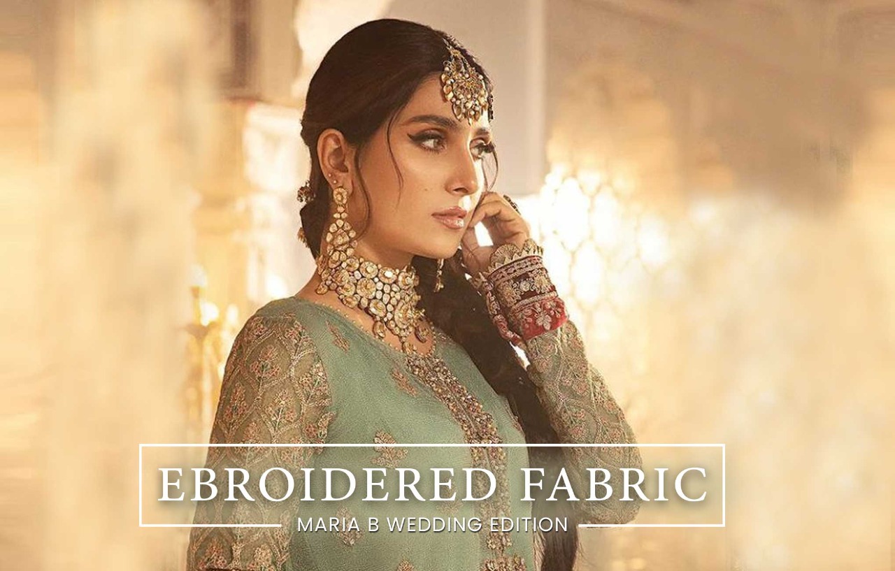 Mbroidered Maria B Wedding Collection- A Glimmer In Ethnic Attire