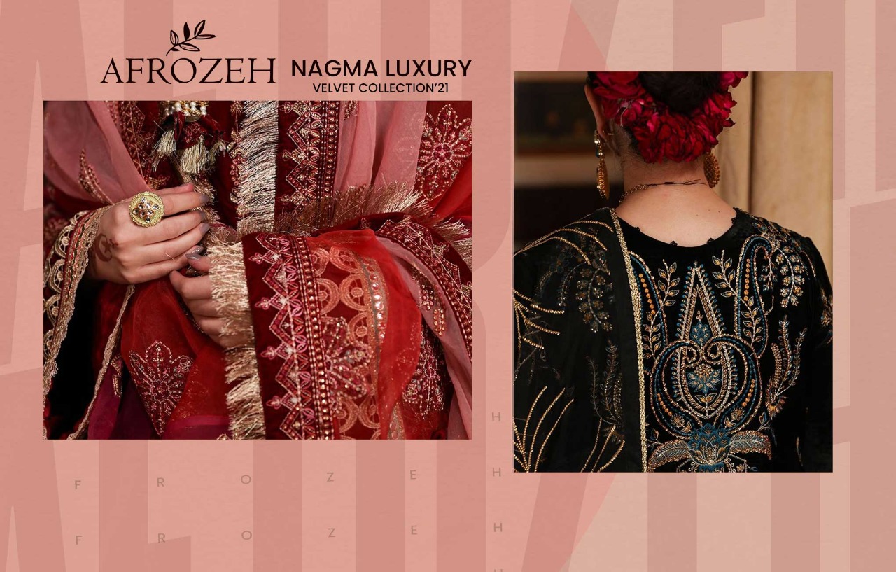 3 Ways To Carry Afrozeh Nagma luxury Velvet collection Gracefully!