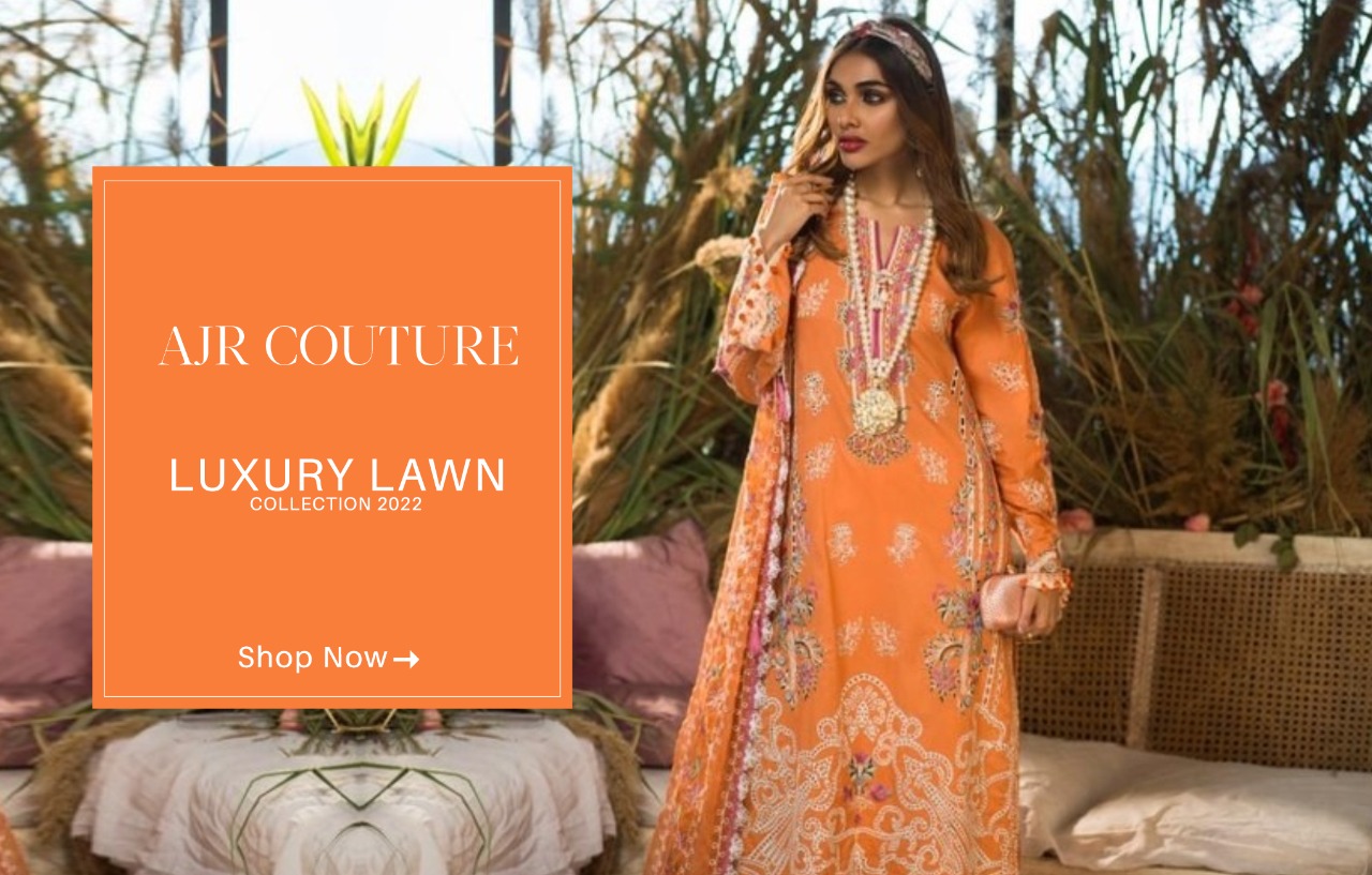 AJR Couture Alif Luxury Lawn Collection’22