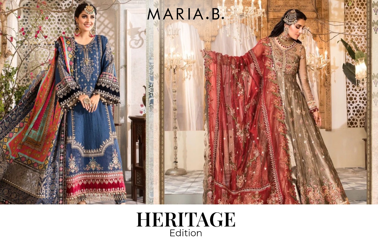 Glam Up This Wedding Season With Maria B Mbroidered Heritage Edition