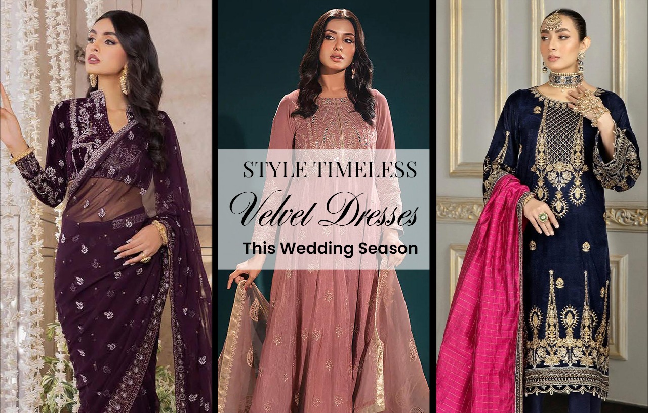 Style Timeless Velvet Dresses This Wedding Season