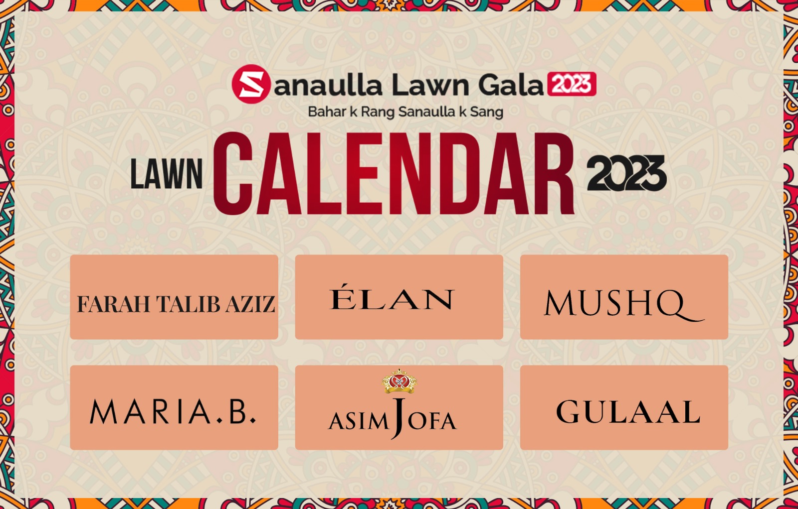 Lawn Calendar 2023